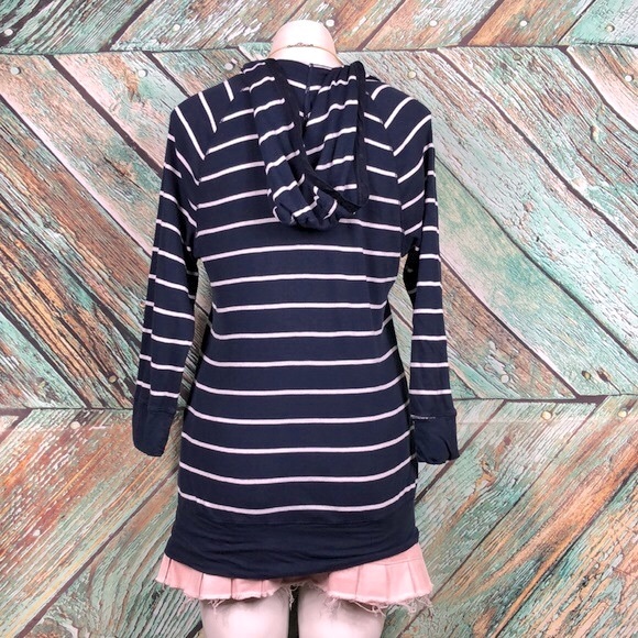 A7 - Splendid Hooded Waffle Knit Henley - Large - Picture 5 of 7